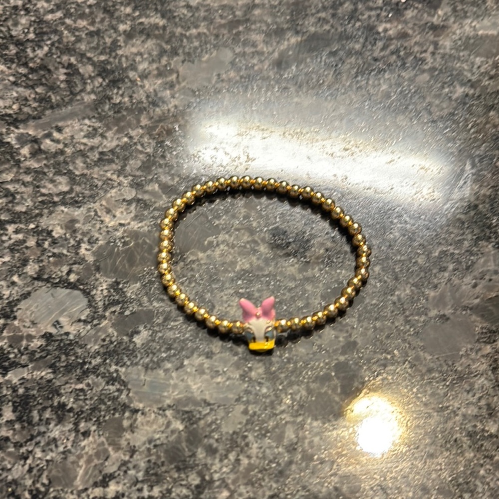 Chic Gold Beaded Baublebar Disney Charm